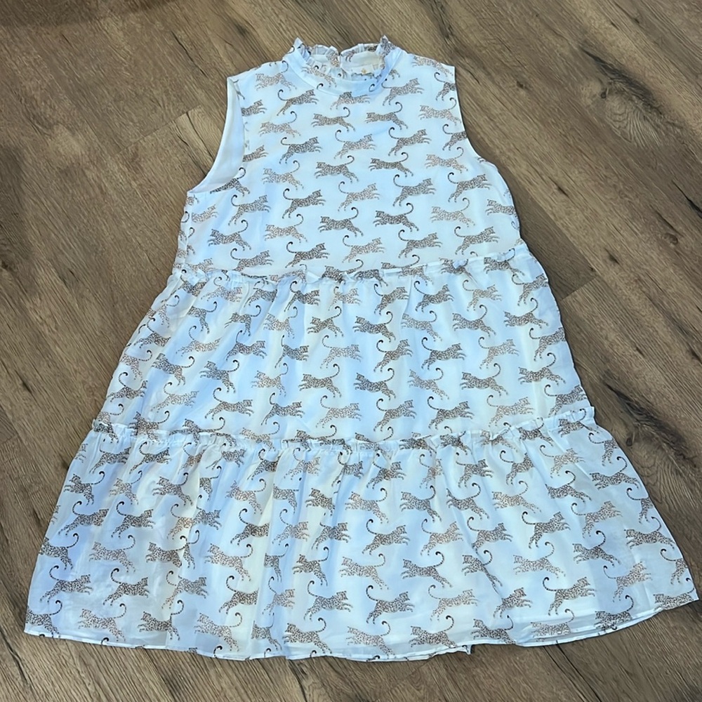J.Marie White Leopard Dress